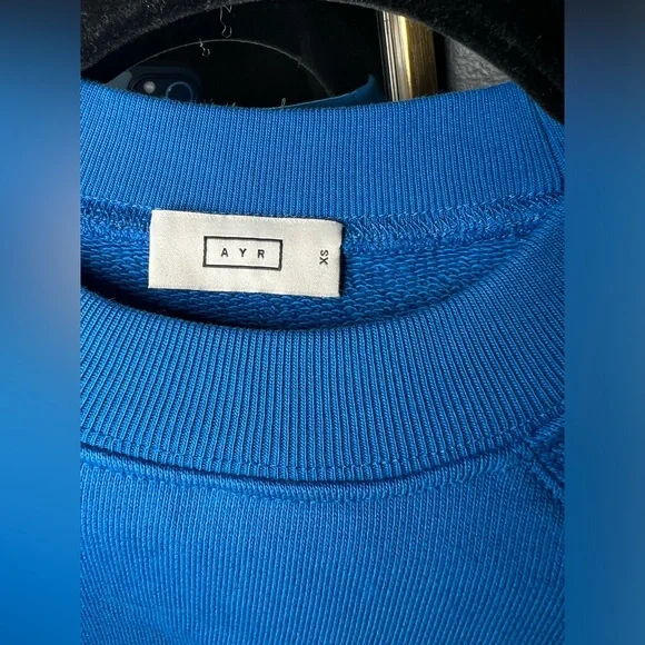 AYR The BFF Crewneck Sweatshirt in Lagoon size xs - Picture 5 of 7